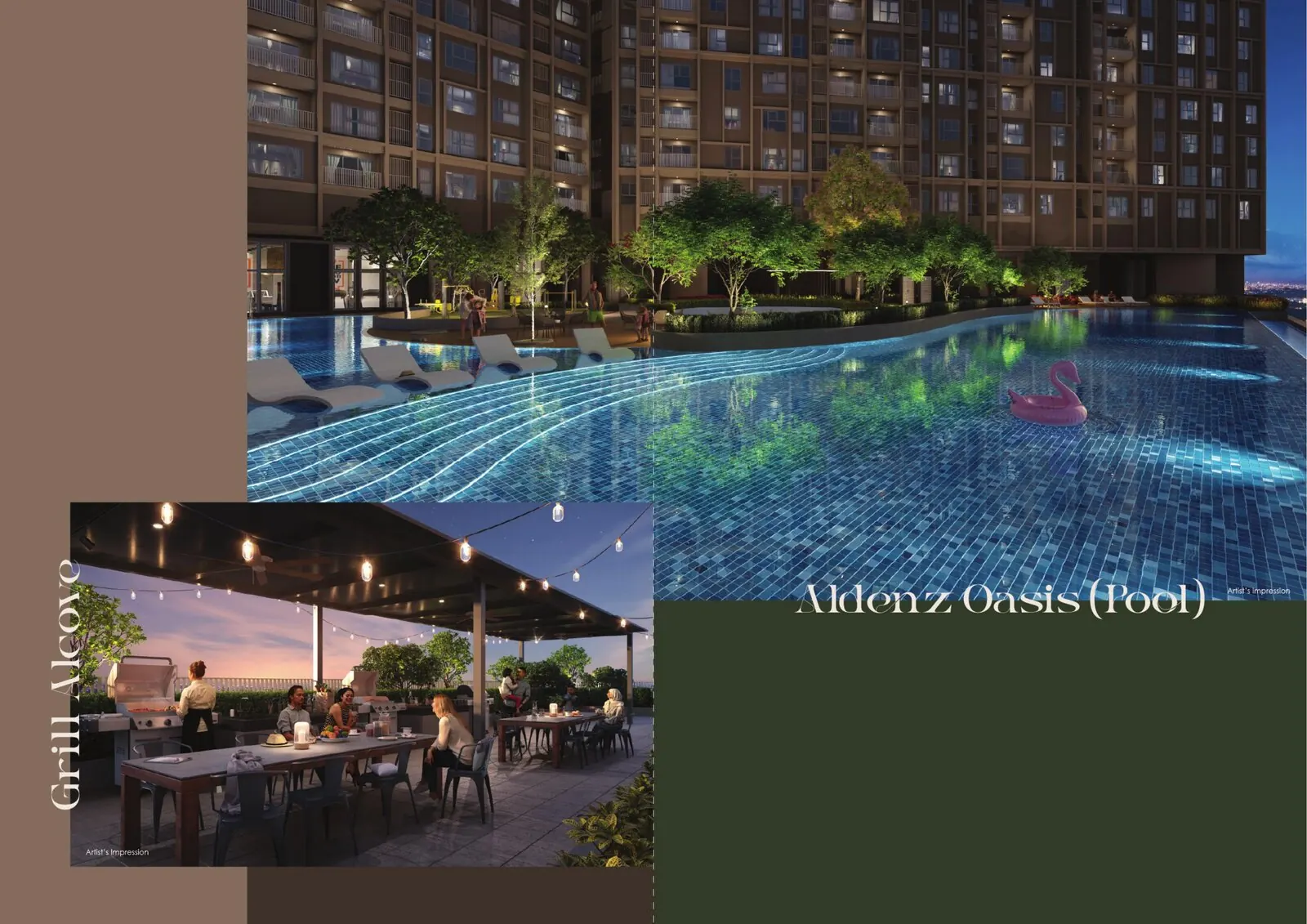 The Aldenz typical floor layout — 18 units per floor served by 6+1 lifts across Levels 3 to 38